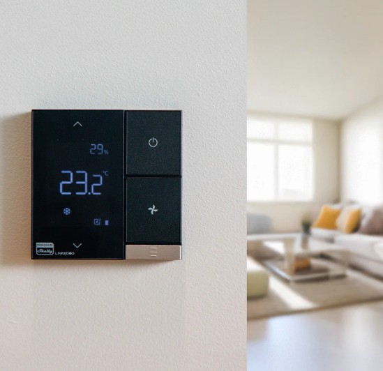 Shelly Linkedgo Smart HVAC Thermostat